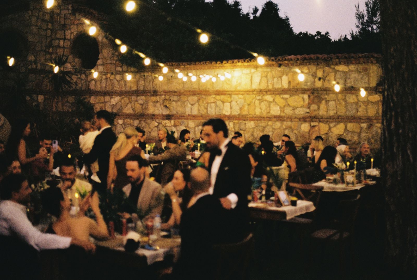 Evening dinner party