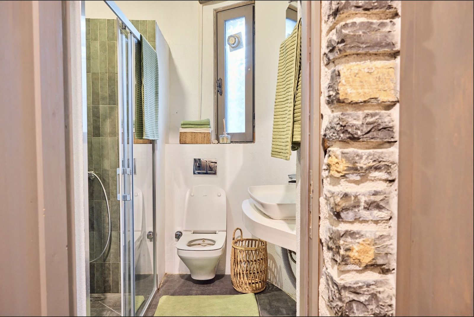 The bathroom