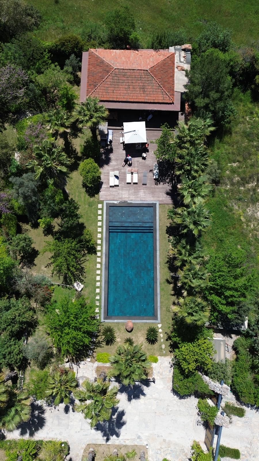 The estate from above