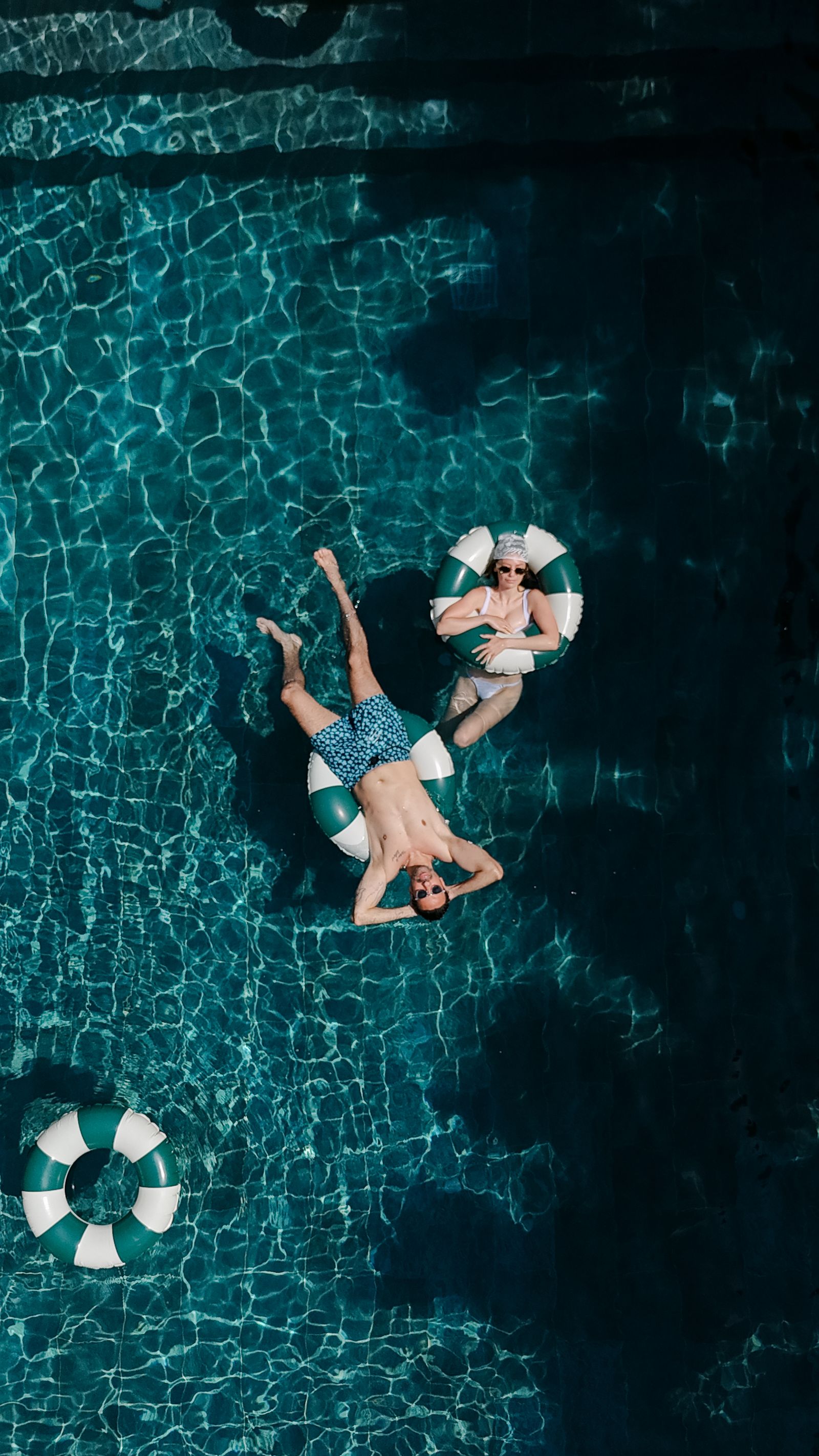 Couple in the pool
